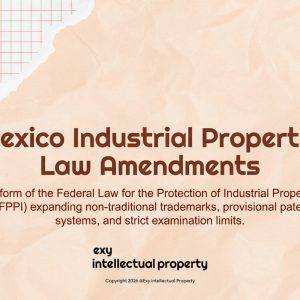 🇲🇽 IP Update: Mexico’s amended Industrial Property Law (LFPPI) is now active! 📜⚡